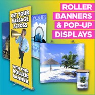 roller banner and popup display 
